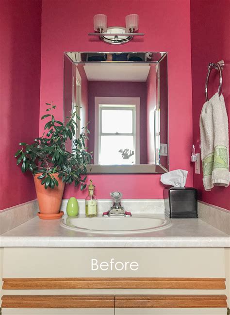 Maria Killam S Garden Powder Room Before After