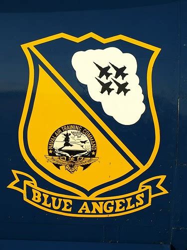 Blue Angel Logo Closeup Of Blue Logo Taken In Pensacola F Flickr