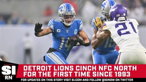 nfl week 16 playoff picture lions clinch first division title since 1993 herald sun