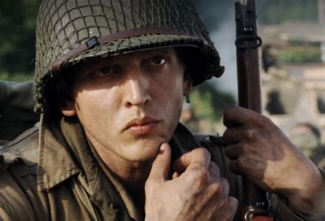 In Saving Private Ryan Private Jackson Aka The Sniper Has A Bruised