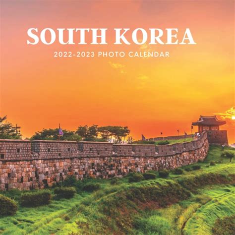 South Korea 2022 2023 Photo Calendar A Nature Country Office Desk Mini