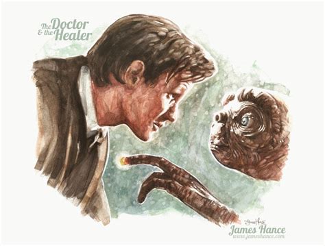 The Doctor And The Healer Gouache Watercolors On Bristol Board
