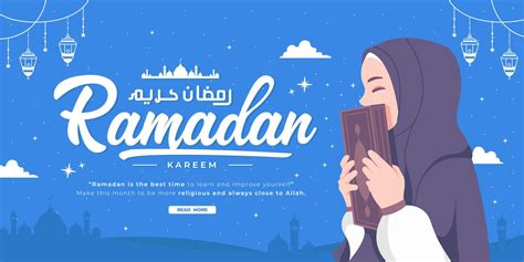 Beautiful Happy Ramadan Mubarak Banner 21020110 Vector Art At Vecteezy