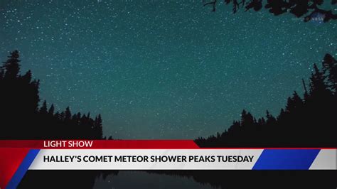 Meteor Shower From Halleys Comet On Display In The Night Sky This Week