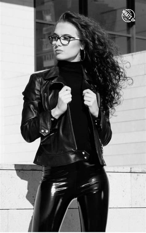 Leather Jacket Girl Tight Leather Pants Lambskin Leather Jacket Leather Outfit Leather