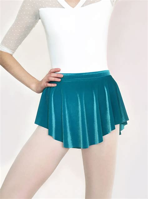 Gorgeous Teal Velvet Ballet Skirt From Royall Dancewear Sab Skirt