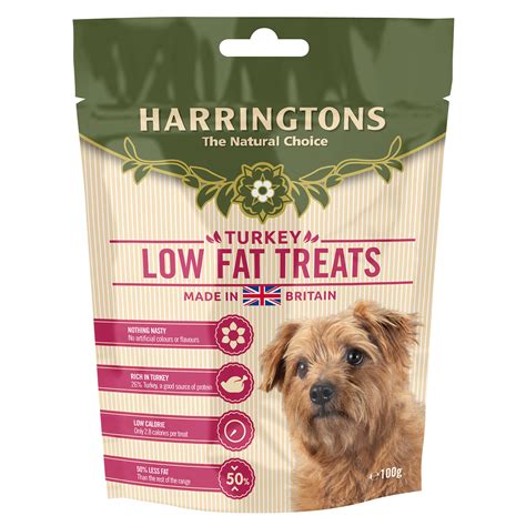 The recipes that are listed below are low in calories but should be we also have some yummy organic dog treat recipes and treats made with thanksgiving leftovers. 7 Packs of Harringtons Low Fat Dog Treats