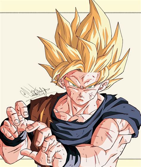 Goku Super Saiyajin 2 By Catdestroyer Dragon Ball Super Manga Anime