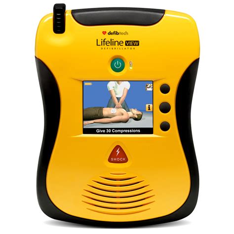 Defibrillator Lifeline View Aed Defibtech Electrogas Monitors