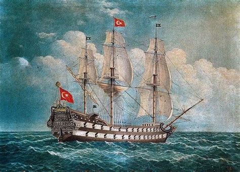 Galleon احدى السفن التركية القديمة التي كانت تعمل في المواني الليبي في