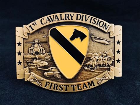Us Army 1st Cavalry Divison Csib Americas First Team Solid Etsy