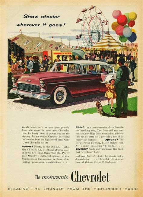 Nice Old Advertisement Chevrolet 1955 Chevrolet Classic Cars Trucks