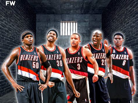 The Jail Blazers And Their Troublesome Players Fadeaway World
