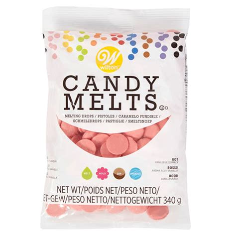 Wilton red candy melts are versatile, creamy and easy to melt wafers which are great for moulding, candy making, coating and dipping. Wilton Red Candy Melts
