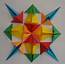 Art Paper Scissors Glue Symmetrical Origami