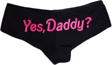 Sexy Women Yes Daddy Prints Naughty Briefs Panties Underwear Funny Lingerie Bottom Sleepwear At