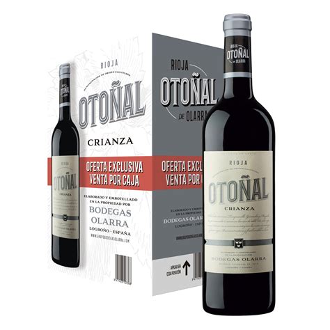Estuche de vino D.O. Rioja tinto crianza Otoñal pack de 6 botellas de ...