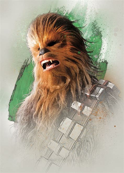 Chewie Poster By Star Wars Displate Star Wars Artwork Chewbacca