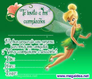 Seleccioná la invitación de lol surprise que más te guste, editá y personalizá el texto de la tarjeta con los datos reales de tu cumpleaños. Invitaciones de Tinkerbell para imprimir - Mega Idea