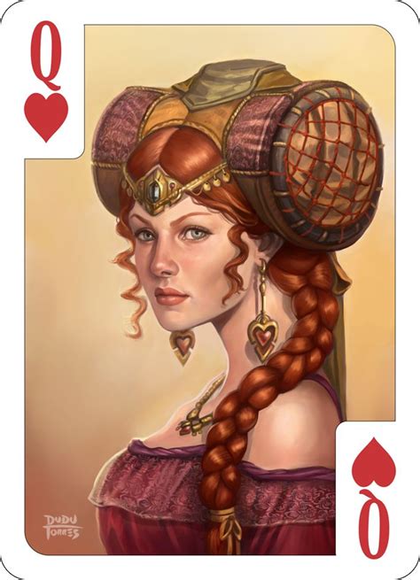 Queen Of Hearts By D Torres On Deviantart Playing Cards Art Playing