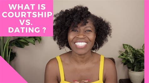 Everything should be clear here. WHAT IS THE DIFFERENCE BETWEEN COURTSHIP AND DATING? - YouTube