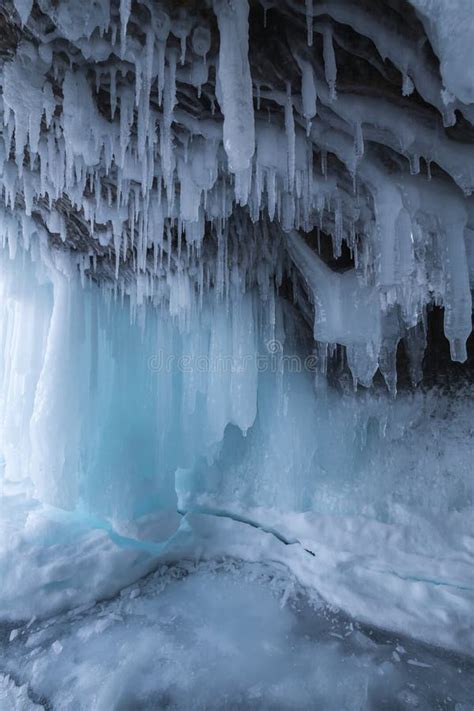 Ice Cave On Lake Baikal Stock Photo Image Of Baikal 273678246