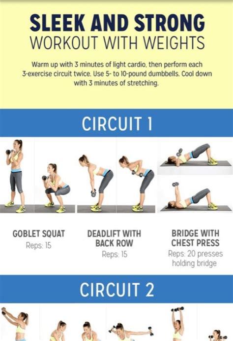 Circuit Training For Women Best Routines Ideal Me Weight Training Routine Circuit