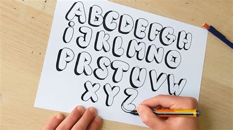 Calligraphy Bubble Letters