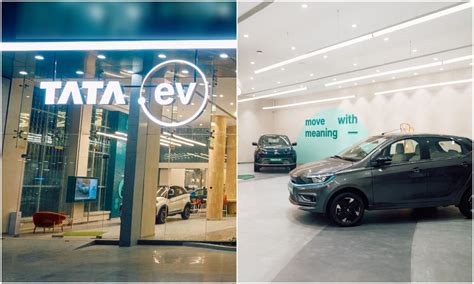 Visiting Indias First Electric Car Showroom Tata Ev Store In Pictures