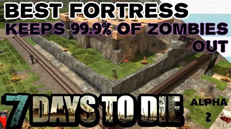 It will help slow down. How To Build Best Fort or Base - 7 Days To Die - Alpha 2 - YouTube