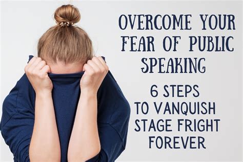 Overcome Your Fear Of Public Speaking 6 Steps To Vanquish Stage Fright Forever A Dietitians