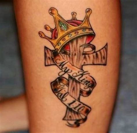 Https://wstravely.com/tattoo/cross And Crown Tattoo Designs