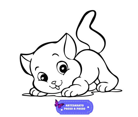Fotos De Desenhos De Gatinho