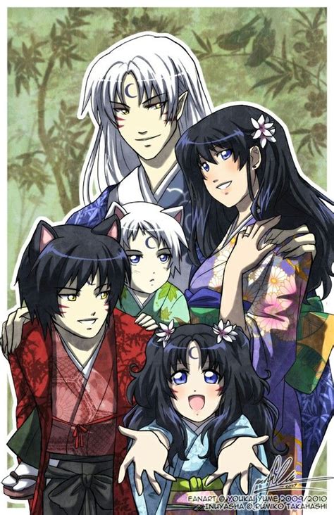 Inuyasha's demonic transformation gives him great power, but no sense of control over himself as he kills indiscriminately, which sesshomaru discovers when he arrives to gauge his younger brother's power. Inuyasha. Sesshomaru X Kagome kids/ pups | Sesshomaru ...