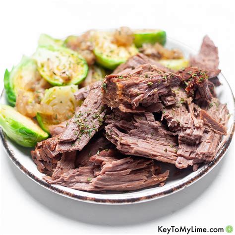 Remember, your cooking time starts from when the pot gets up to temperature. Instant Pot Frozen Roast - The BEST Pot Roast! - Key To My ...