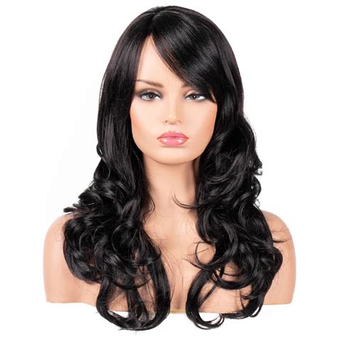 bestung black lace wigs synthetic long natural hair wigs for black women in synthetic lace wigs
