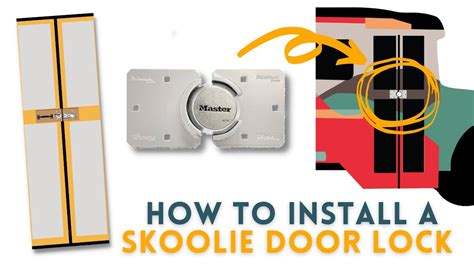 How To Install A Skoolie Door Lock Bus Conversion Tutorial Youtube