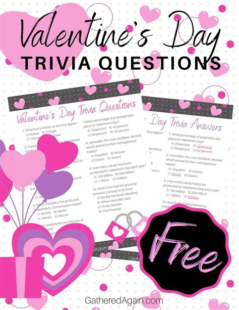Pin On Valentine Day Quiz Questions