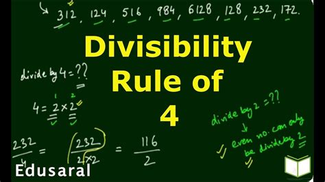 Divisibility Rule Of 4 Easy Tricks 2018 Playing With Numbers Ch 3