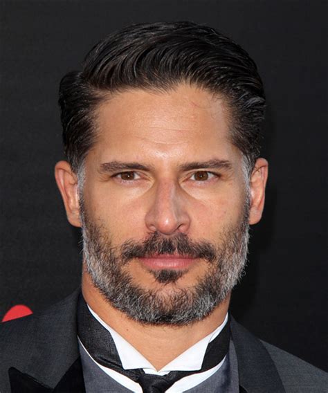 Joe Manganiello Short Straight Black Hairstyle