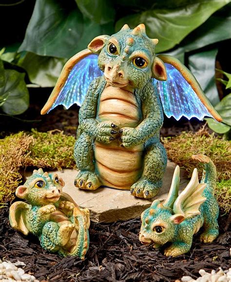 Only 1 available and it's in 1 person's basket. Fairytale Dragon Garden Statues | Dragon garden, Garden ...