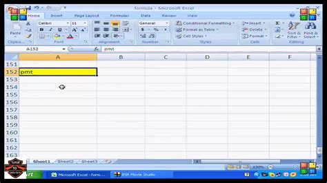 Lesson 12 Micrsoft Excel 2007 Tutorials Youtube