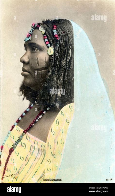 Sudanese Woman Showing Traditional Scarification Stock Photo Alamy