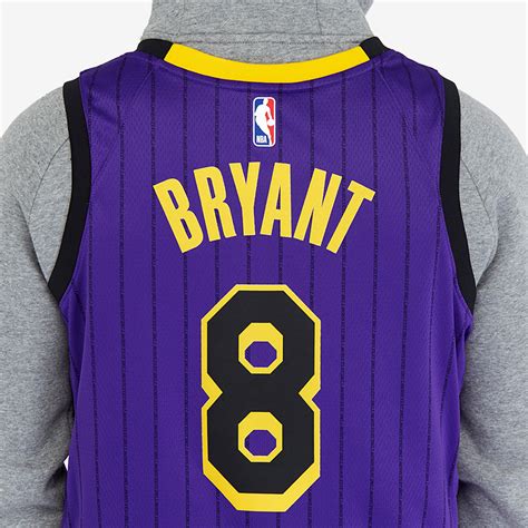 Kobe bryant los angeles lakers 8 blue nba basketball swingman jersey shirt. Mens Replica - Nike NBA Kobe Bryant Los Angeles Lakers City Edition Swingman Jersey - Field ...