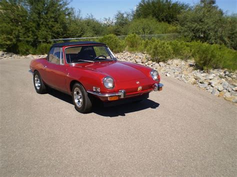 1971 Fiat 850 Sport Spider Soft Top Convertible Ready For Summer Fun