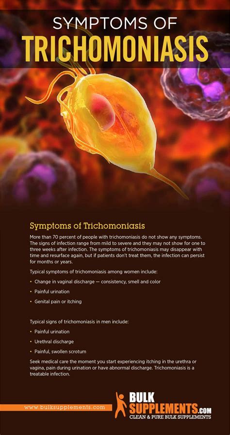 Symptoms Trichomoniasis Tricho Moniasis Sexually Transmitted Infection Human Reproduction
