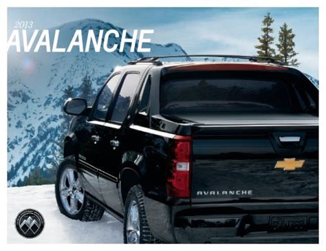 Avalanche Brochure Chevrolet