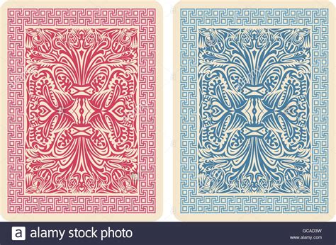 Design Playing Card Back Side Hi Res Stock Photography And Images Alamy