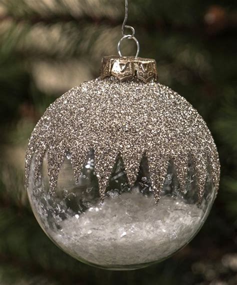 Glitter Bulb Ornament Shopstyle Home And Living Diy Christmas Tree