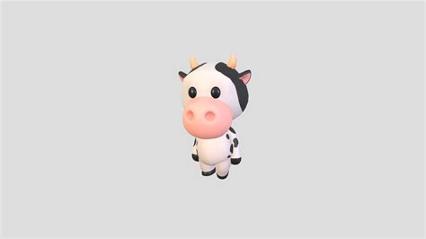 Character Rigged Cow Buy Royalty Free D Model By Balucg C My XXX Hot Girl